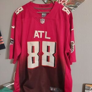 Nike Red and Black Men's Jersey